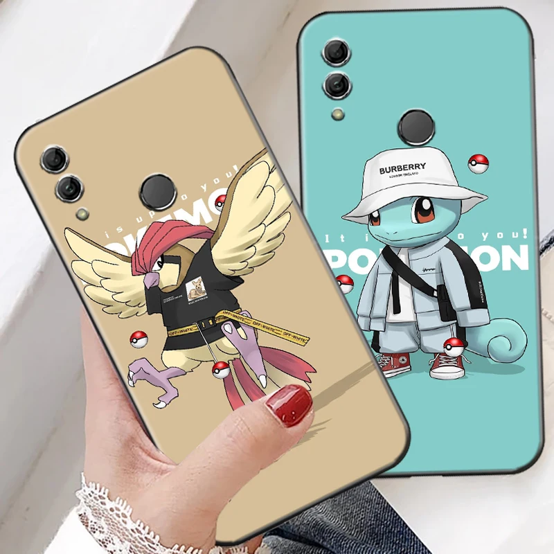 

Cartoon Pokémon Phone Case For Huawei Honor 30S 30 Lite Pro 20 V20 20i 20 Lite 10 V10 10i 10 Lite Carcasa Silicone Cover