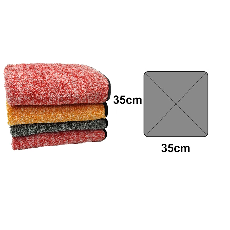 Автодетейлинг 35x35 см тряпка для чистки автомобиля из микрофибры Auto Wassen Doek Dke Microfiber