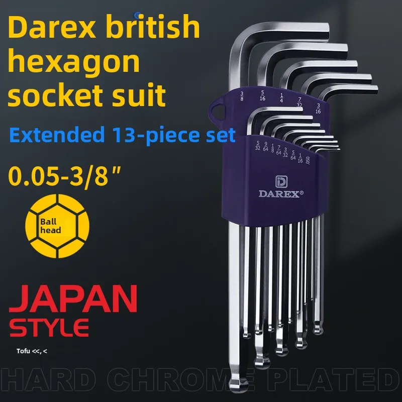 Набор шестигранных ключей DAREX с метрическим шариковым наконечником и коротким хвостом, 79 предметов, удлиненные высококачественные шестигранные ключи с коротким рычагом для различных задач (art.: 3920cecc6f172) - 3920cecc6f172