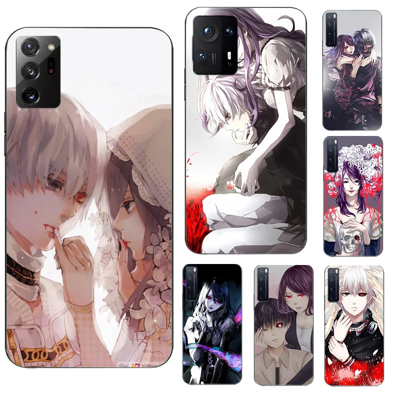 Kaneki and Rize Tokyo Ghoul RE Phone Case For Xiaomi Mi 11 10T Pro Note 10lite Redmi 9 10 7 8A 8Pro 9A 9S |