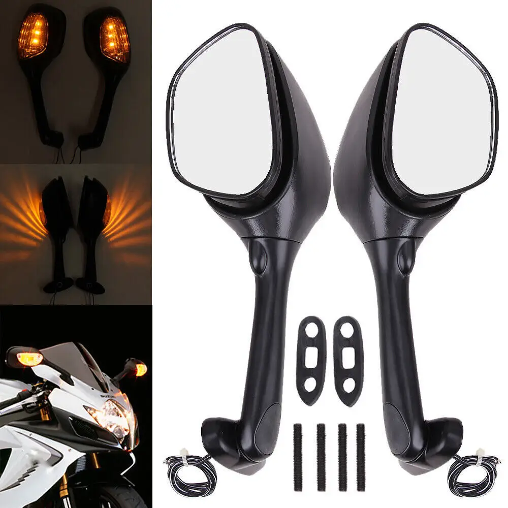 

Зеркало заднего вида для мотоцикла, двойного направления, указатель поворота, подходит для SUZUKI GSXR600 GSXR750 GSXR1000 K5 K6 K7 K8 K9, 2 шт.