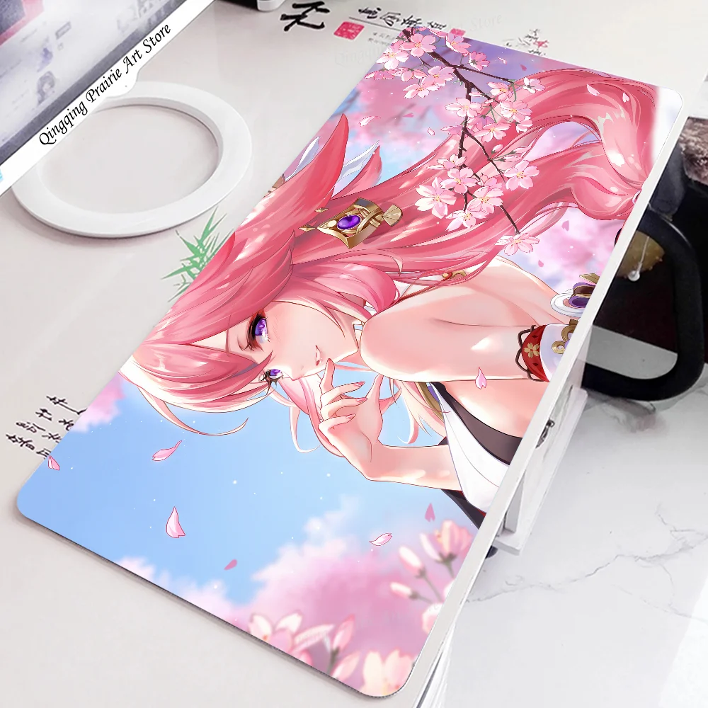 Коврик Для Мыши Genshin Impact Guuji Yae XXL - Игровой