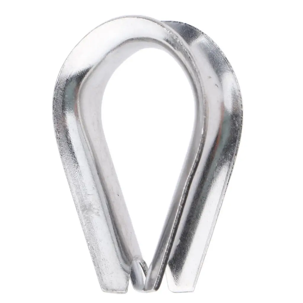 

Boat 12mm Stainless Steel Wire Rope Eyelet Thimble Hard Eye Protection