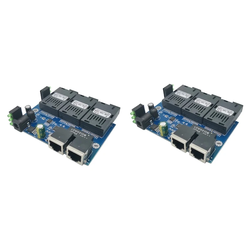 10/100M Обратный переключатель POE выход 12 В источник питания для Epon и Gpon 3-портовый RPOE