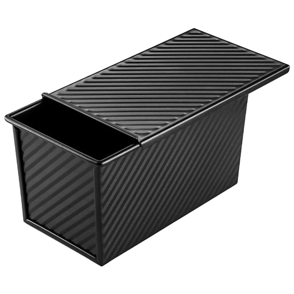 

Kitchen Supplies Carbon Steel Cake Molds Bread Baking Toast Mould Making Pan Lid