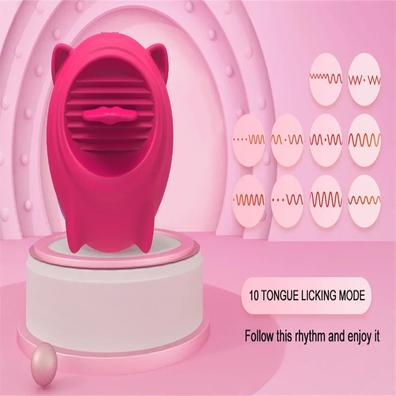Вибратор с языком мягкие игрушки для женщин эротический вибратор точки G