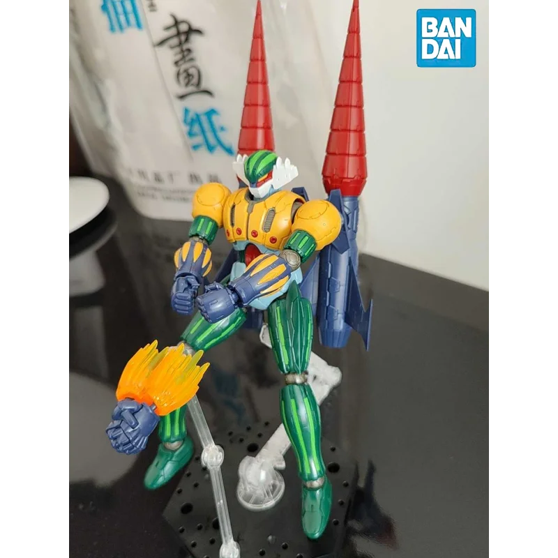 Фото Фигурка Bandai Mazinger Z из аниме Hg 1/144, фигурка бесконечника котетсу Jeeg, оригинальные модели, украшения, экшн-фигурки, игрушки для взрослых №1