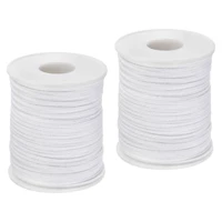 2roll 200feet 61m candle wick flat cotton 35ply braid candle wicks wick core for diy oil lamps handmade candle making supplies
