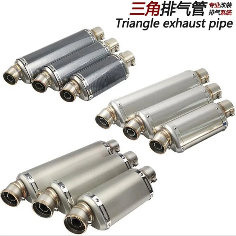 

51mm Motorcycle Motorbike Ak Yoshimura Exhaust Pipe Silencer For ATV Z750 Z800 Z1000 Z900 MT07 MT09 NINJA250 CBR CRF230