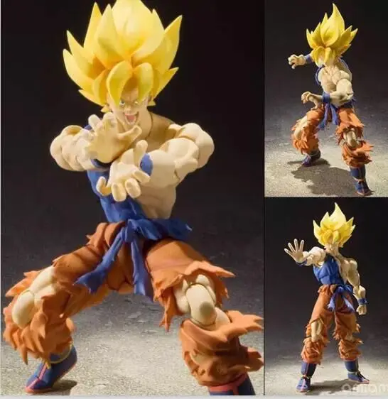 

16cm Dragon Ball Super Awakening Son Goku Movable Action Figure Shf Anime Collection Doll Toy Super Saiyan Kakarotto Model Toys
