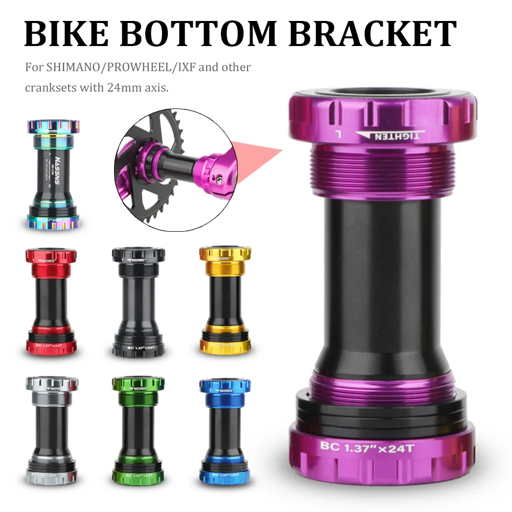 Полый Нижний кронштейн для горного и дорожного велосипеда 2 подшипника BSA 68/73 мм