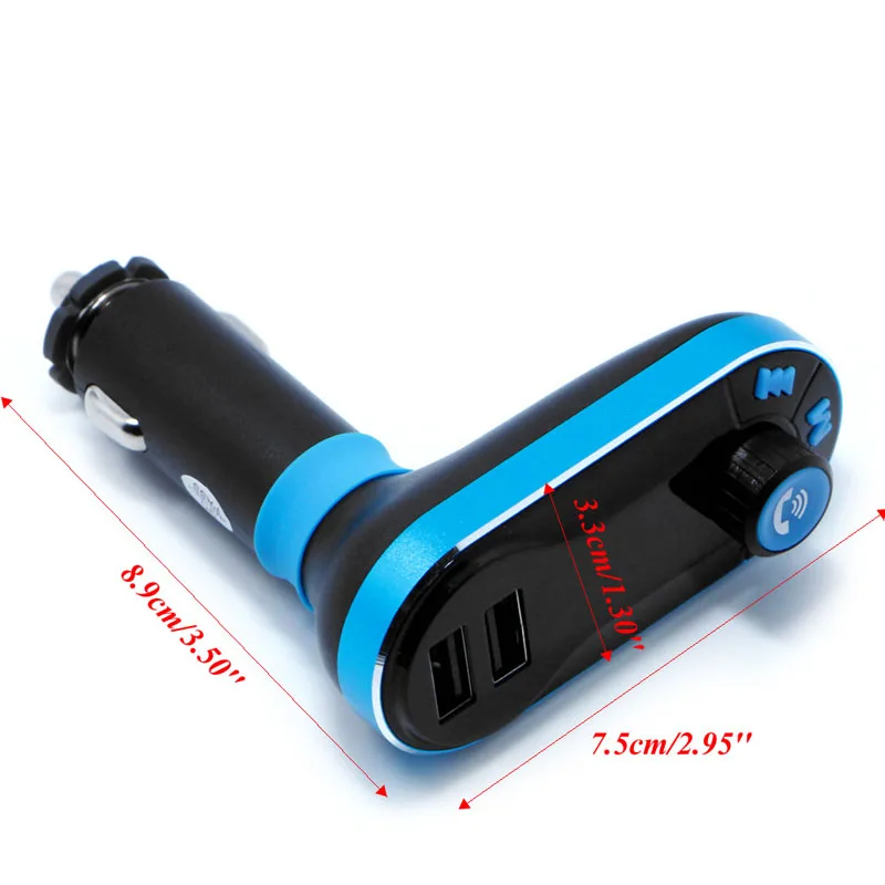 Автомобильный комплект Bluetooth2.1 MP3-плеер FM-передатчик LCD Зарядное устройство с