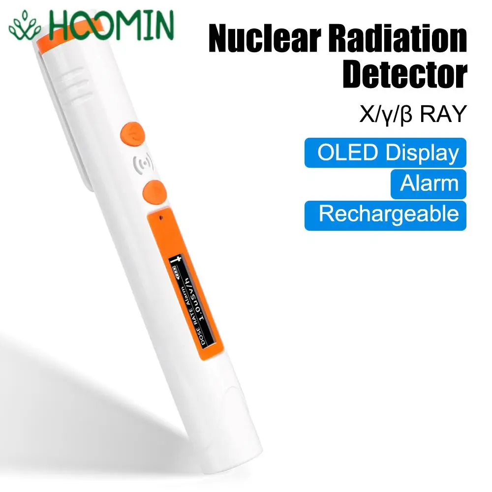 

Счетчик Гейгера Dosimeter HFS-P3, портативный детектор ядерного излучения, перезаряжаемый датчик X Beta, гамма-луч, с сигнализацией безопасности