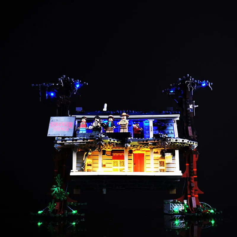 Фото Комплект светодиодных фонарей для LEGO 75810, «Очень странные дела», «Довернутые идеи», подарок «сделай сам» (не включает наборы строительных блоков, кирпичей, модельные наборы) №3