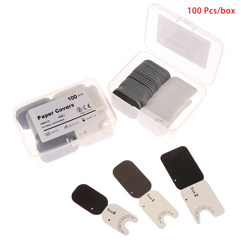 

100PCS Disposable Dental Barrier Envelopes Protective Pouch Cover Bags Phosphor Plate Dental Digital Ray X Scan 3 Size