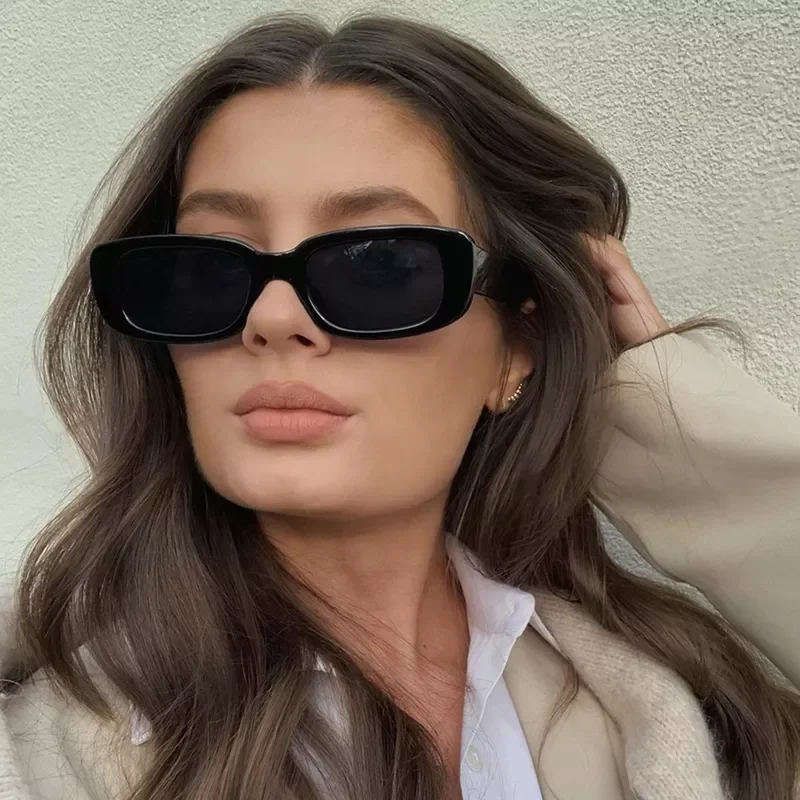 

2021 Square Sunglasses Women Luxury Brand Travel Small Rectangle Sun Glasses Female Fashion Retro Lunette De Soleil Femme