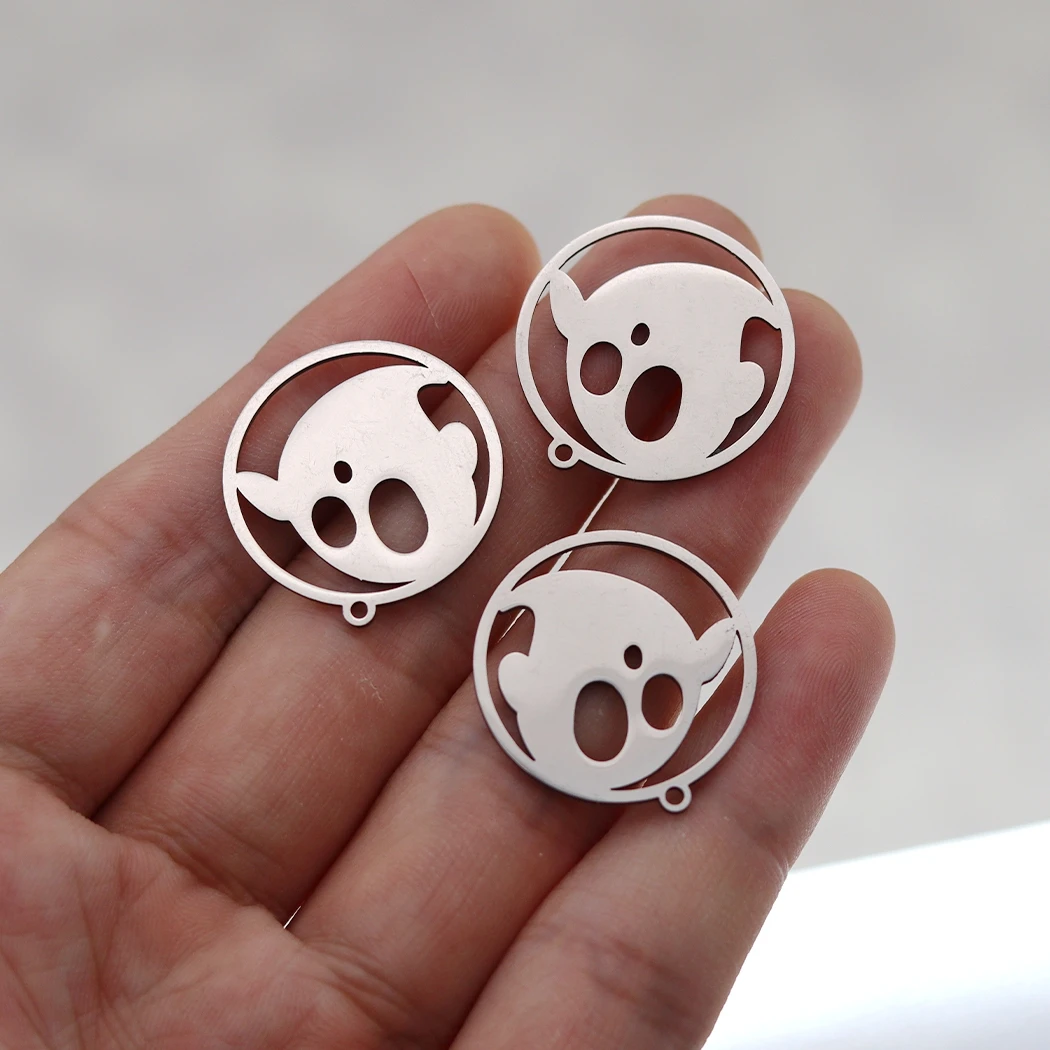 3 шт. Необычные большие и Призрачные Глаза Ssmall подвески из нержавеющей стали 316L