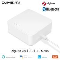 tuya smart wireless zigbee 3 0 wifi bluetooth mesh ble gateway hub bridge work with smart life alexa google home control center