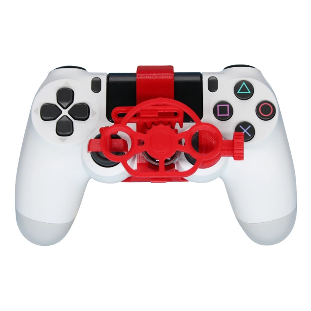 Racing Games for PS4 Controller Mini Steering 3D Printing Wheel Auxiliary Controller Game Joystick Simulator Gamepad images - 6