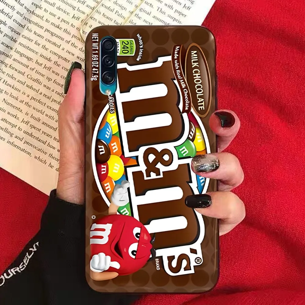 M-M &amp Ms-s шоколадный чехол для Samsung A 10 11 12 13 20 21 22 30 31 32 40 51 52 53 70 71 72 73 91