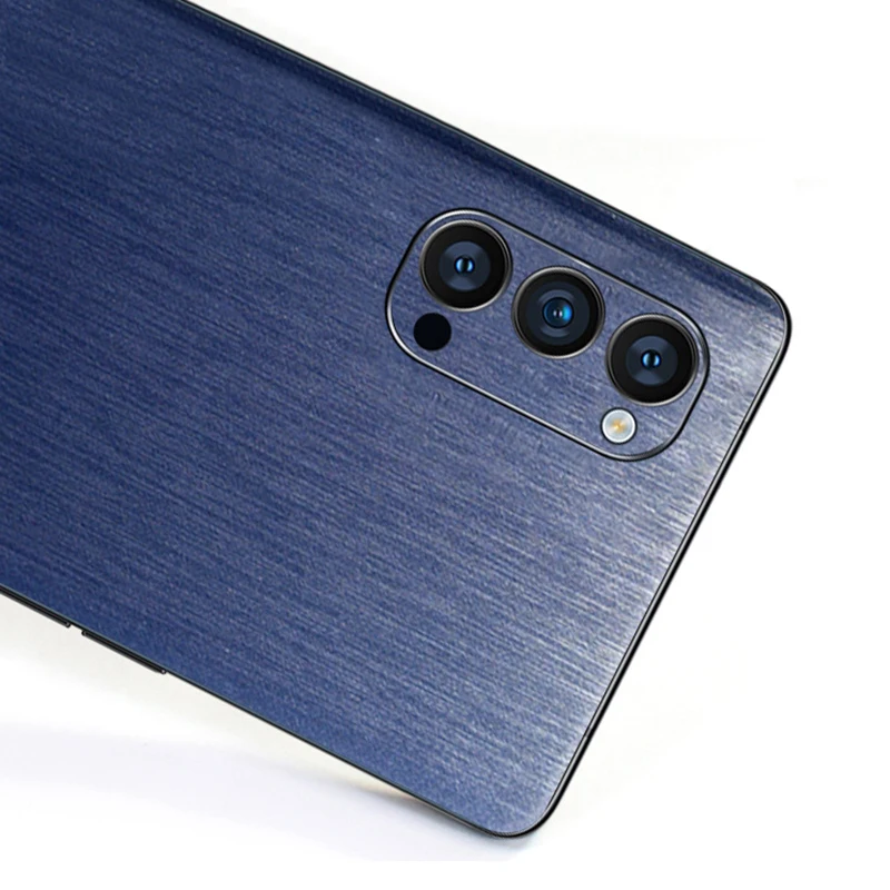 Фото Металлическая Наклейка на заднюю панель телефона для OPPO Find X5 Pro X3 Lite X2 Neo Reno3 4G 3 Pro зерновая наклейка 3 Youth Reno A Z №3