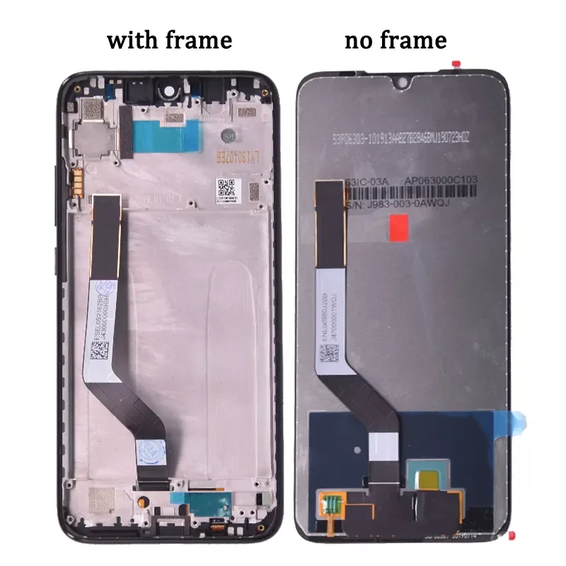 

Original For Xiaomi Redmi Note 7 LCD Display with Touch Screen Digitizer Assembly Replacement For Redmi Note7 Pro LCD