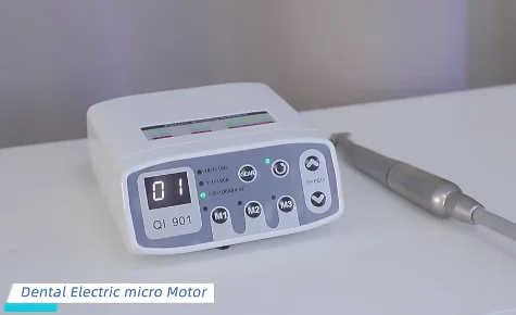 Стоматологический Электрический микромотор с красным кольцом 1:5 увеличивающий