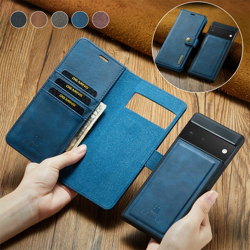 Новый модный кожаный чехол-бумажник с защитой от падения для мобильного телефона