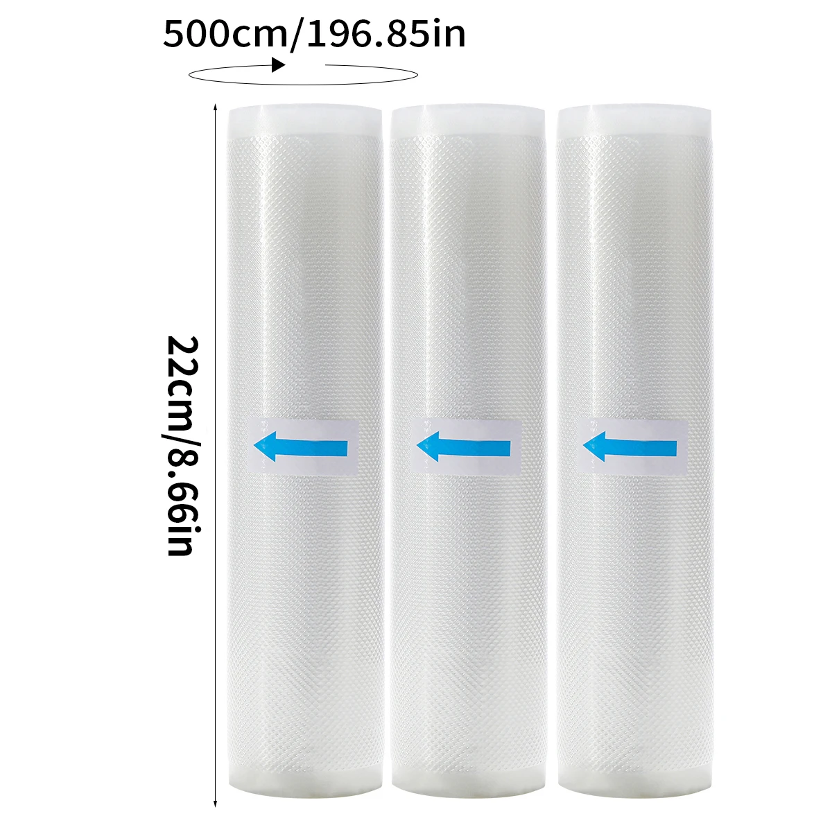 

3 шт., вакуумные пакеты для пищевых продуктов, 5 м