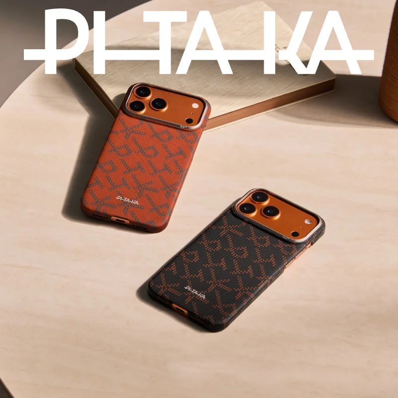 Фото Чехол PITAKA из углеродного волокна для iPhone 17 Pro Max/17 Pro, кевларовый магнитный противоударный защитный чехол, чехлы Pitaka, подарок на день рождения №1
