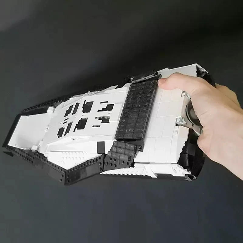 Фото Модель космического корабля MOC Interstellar Endurance, комплект строительных блоков Ranger Wanderer, самолет, кирпичи, головоломка, игрушки «сделай сам», детский подарок на день рождения №3
