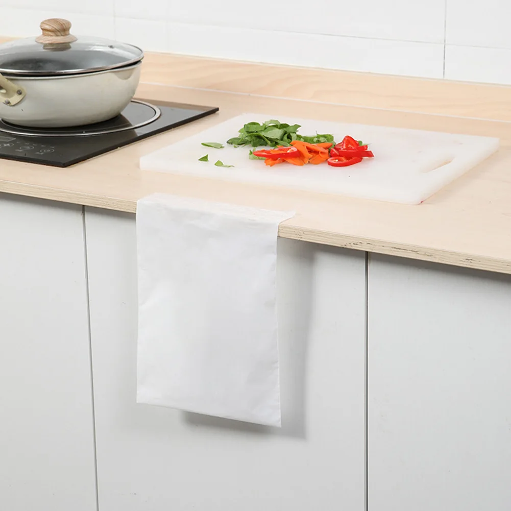 

100pcs Disposable Hanging Self-adhesive Garbage Bag For Car Interior Seat Back Auto Trash Storage Kitchen Foldable Bags