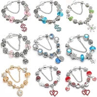 pendants jewelry making beads pandora bracelet charms accessories for women rose bones butterfly wings dollar clover red heart