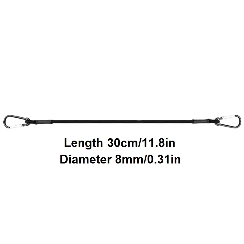 

Эластичные Банджи-шнуры 8 Мм С Крючками Для Велосипедов, Легкие Автомобильные Ремни Для Упаковки Багажа