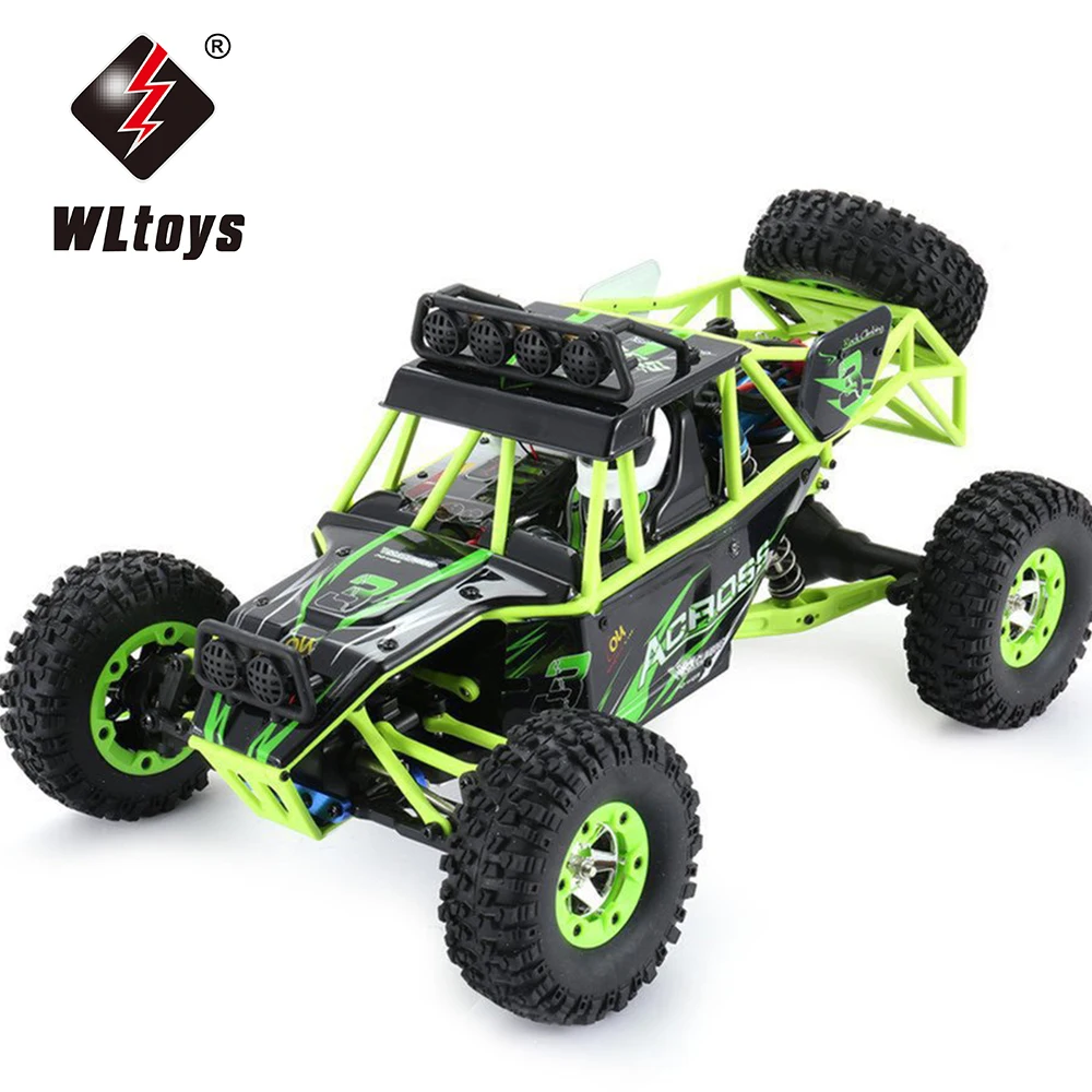 

Wltoys 12427 RC Car 1/12 2.4G 4WD Electric Brushed Racing Crawler RTR 50km/h High Speed RC Off-road Car Remote Control Car Toys