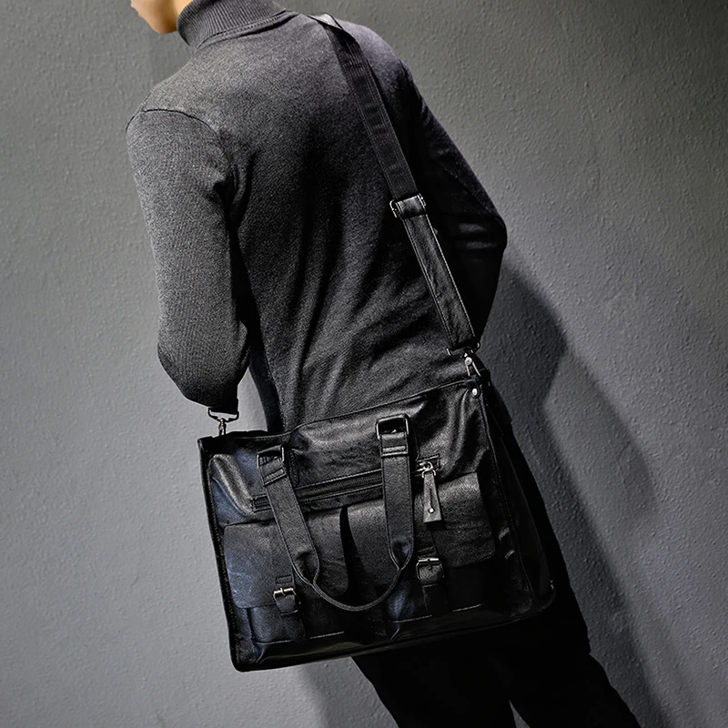 Портфель на плечо сумка-тоут сумка для ноутбука мужская деловая сумка-мессенджер