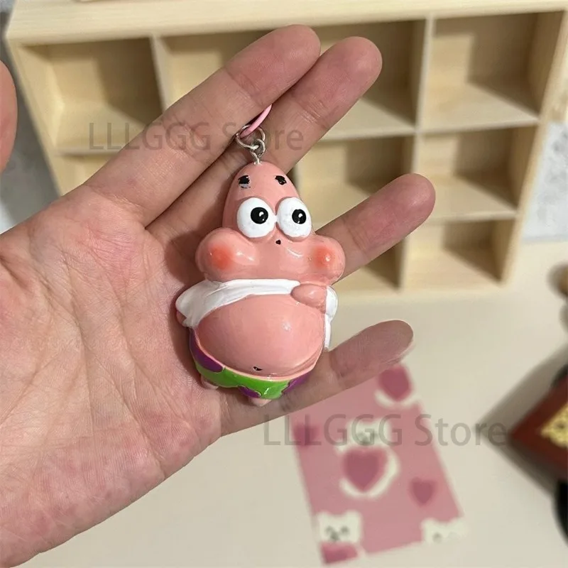 Губка Боб брелок для ключей Патрик звезда мультфильм милый сумка очаровательные