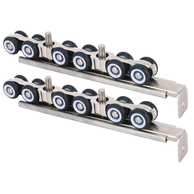 

Sliding Door Closet Hardware Kit Door Wheels Roller Hangers Roller,Wardrobe Closet Pulley Hardware Sliding Door Rollers