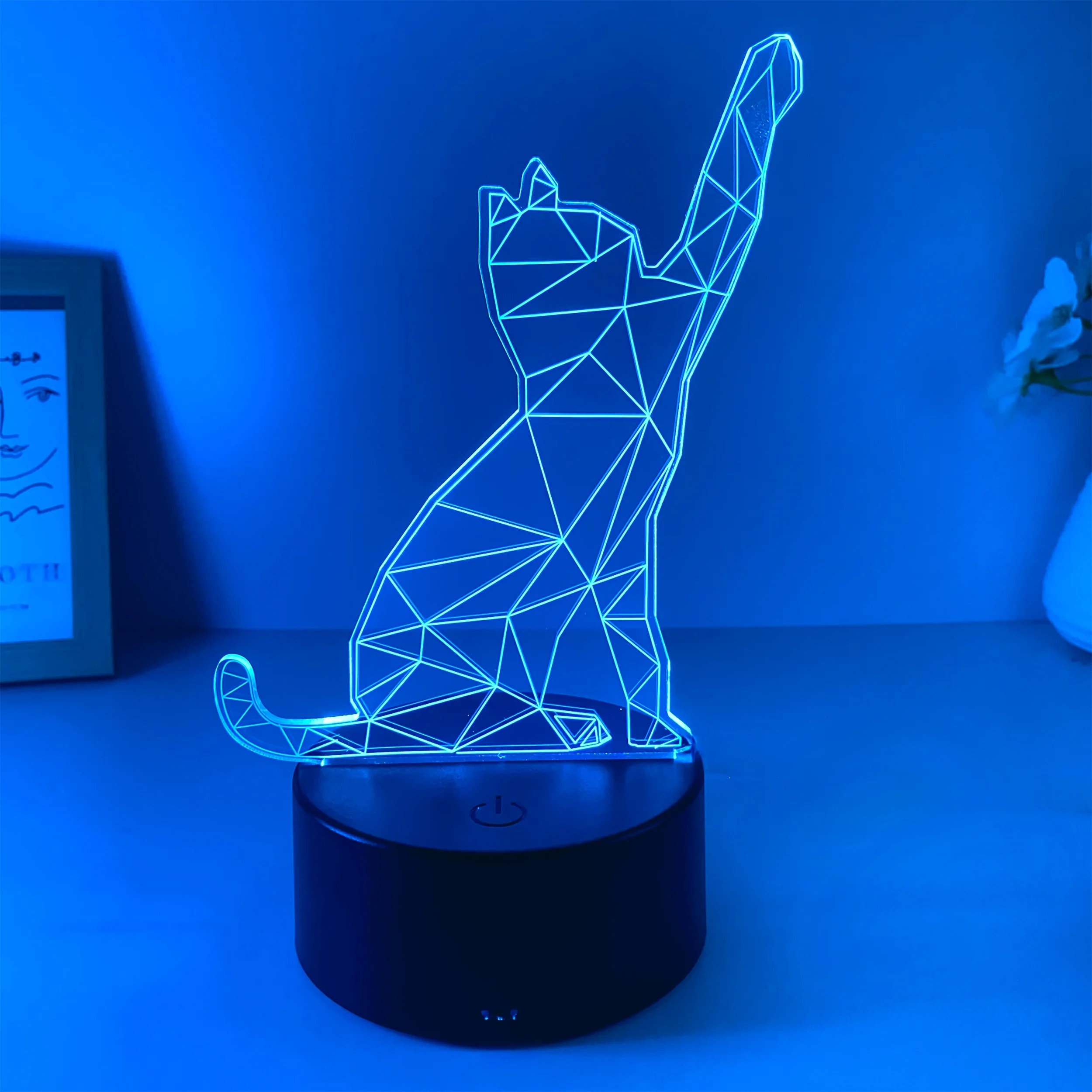 

Ночник «Кот-талисман» 3D USB