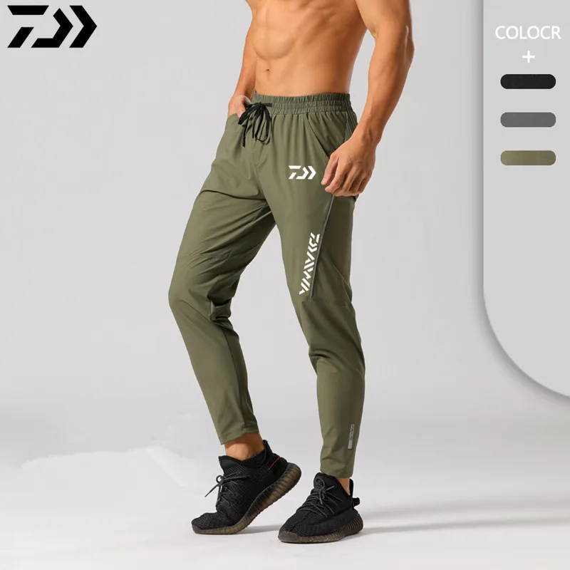 

Daiwa 2024 New Breathable Fishing Pants Men's Outdoor Sports Quick Drying Fishing Pants Cycling Sports Jogging Training Pants
