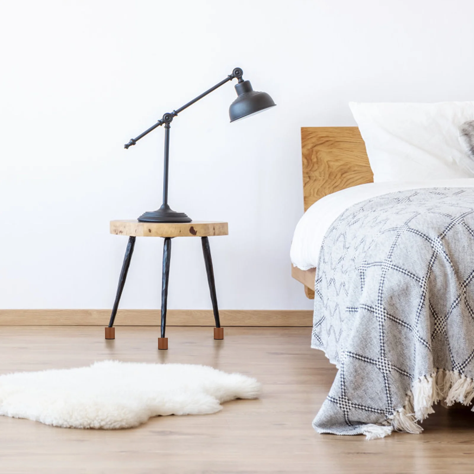 2 шт. коврик для стола стула ножки рукав подставка кровати круглая ножка