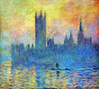 Лондонский парт зимой от Monet Искусство Шелковый плакат настенное искусство домашняя декоративная живопись