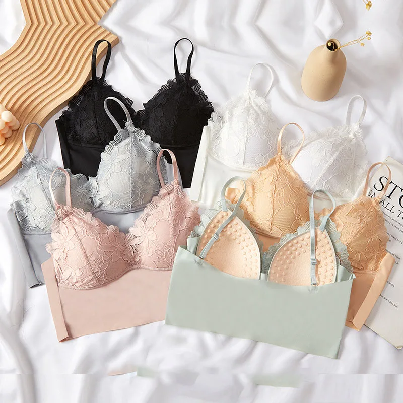 

Women Sexy Lace Comfortable Push Up Bra Top Bralette Female Underwear Lingerie Full Cup for women