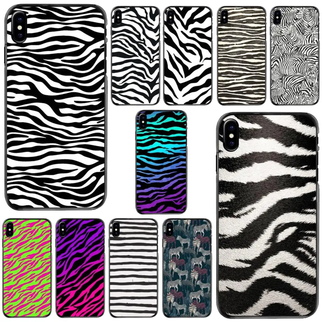 

For Apple iPhone 11 12 13 14 Pro MAX Mini 5 5S SE 6 6S 7 8 Plus 10 X XR XS Hard Case Cover Pastel Teal Tiger neon Zebra Hybrid