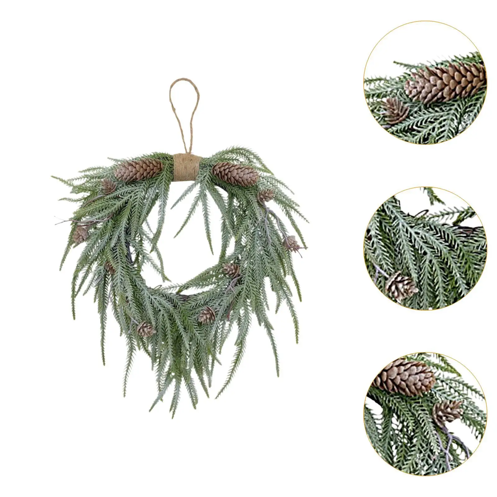 Рождественский венок для входной двери украшение дома подарки на День