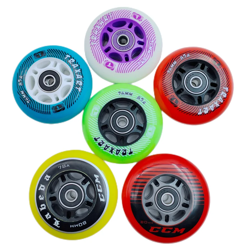 free shipping roller skate wheel 72MM 76 MM 80MM 78a 83a 85a 76x24 mm 8 pcs/lot