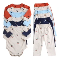 yg brand 2022 newborn cotton short sleeve baby suit baby boy suit beautiful baby girl tights hat three piece clothing