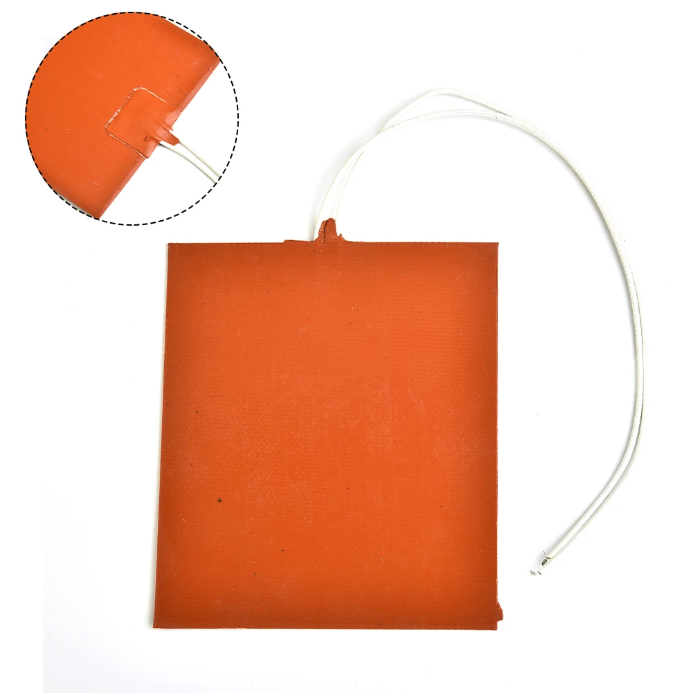 12 Вт/12 В 100x120 мм сменная мягкая силиконовая резиновая нагревательная подушка