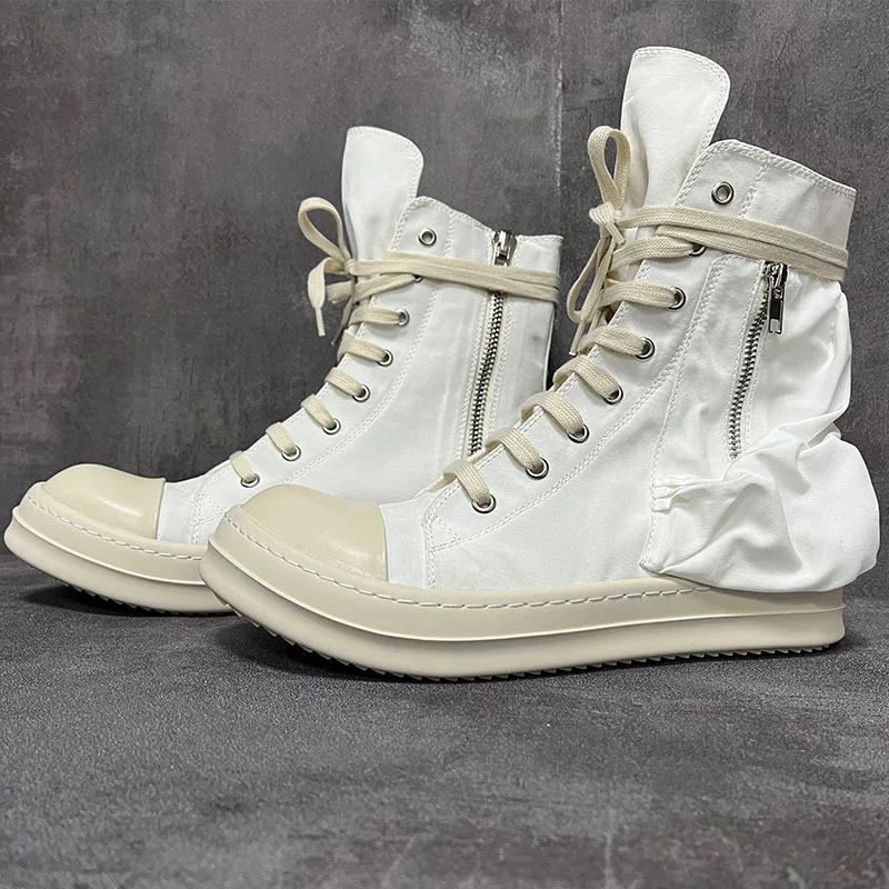 Высокие кроссовки для мужчин и женщин повседневная холщовая обувь роскошные