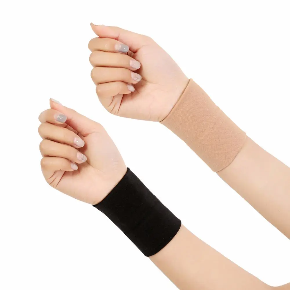 

Compression Protective Wrist Brace Support Breathable Tennis Wristband Wrap Sport Sweatband Gym Yoga Volleyball Hand Sweat Band